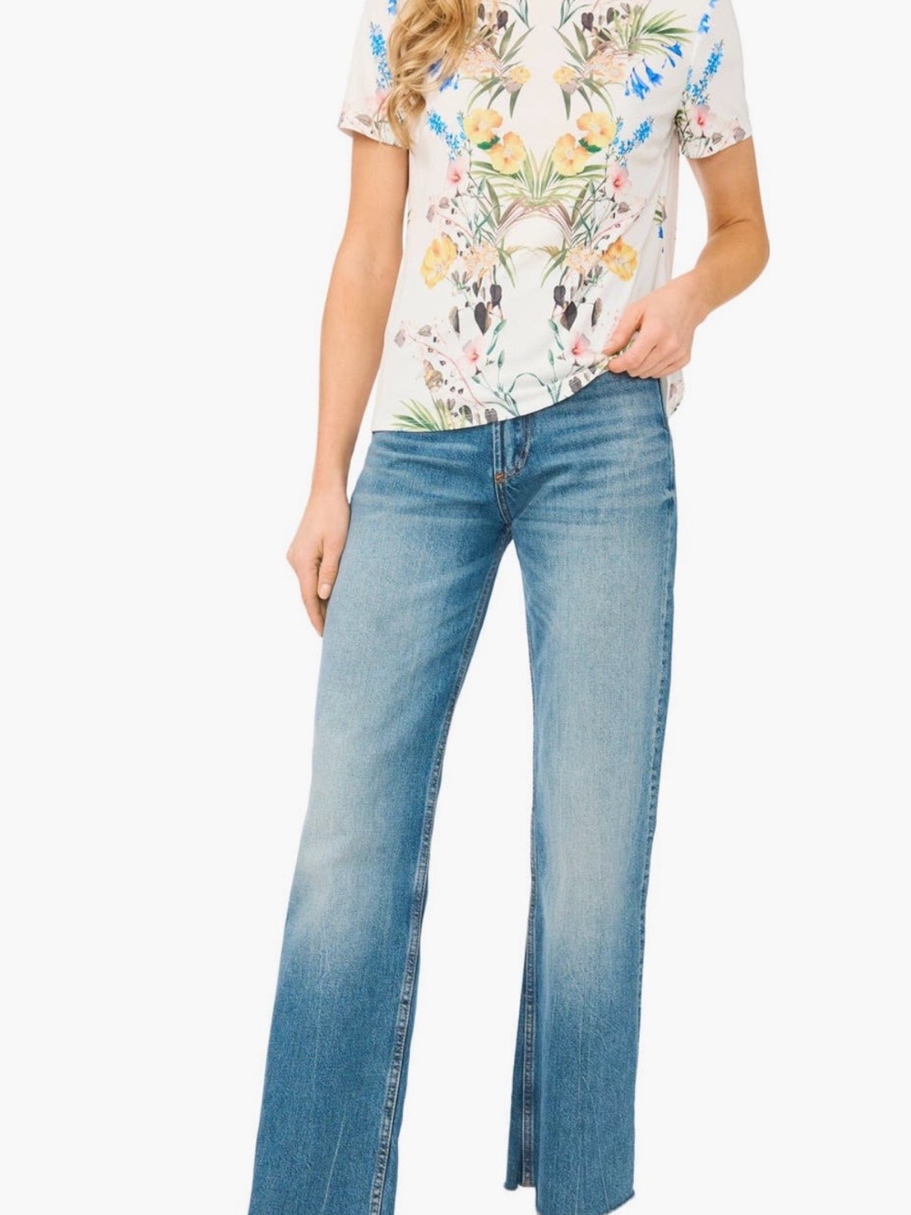 Ted Baker Floral Graphic T-shirt - Picture 6 of 11